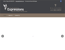 Tablet Screenshot of expressionsbyjan.com